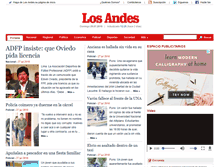 Tablet Screenshot of losandes.com.pe